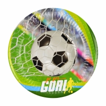 Paper Plates - Goal! 8 pcs